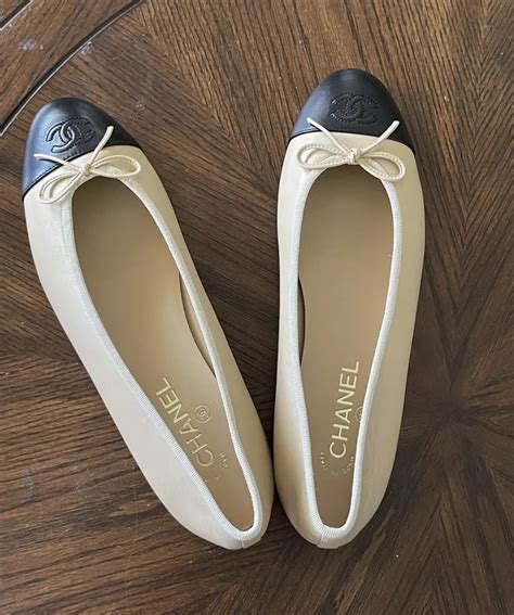 chanel inspired kids shoes austral|chanel ballet flat heel.